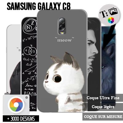 Cover Samsung Galaxy C8 rigida  personalizzata