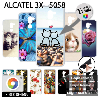 Coque Alcatel 3X 5058Y Personnalisée souple