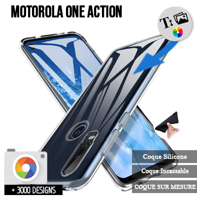 Coque Motorola One Action Personnalisée souple