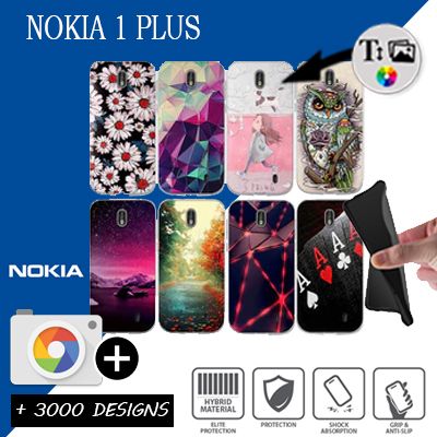 custodia silicone Nokia 1 Plus
