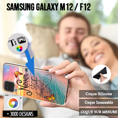 Coque Samsung Galaxy M12 / F12 Personnalisée souple