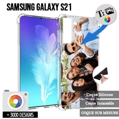 Coque Samsung Galaxy S21 Personnalisée souple