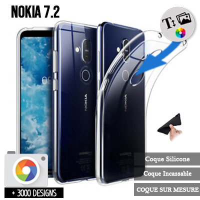 custodia silicone Nokia 7.2