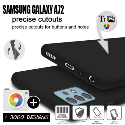 custodia silicone Samsung Galaxy A72