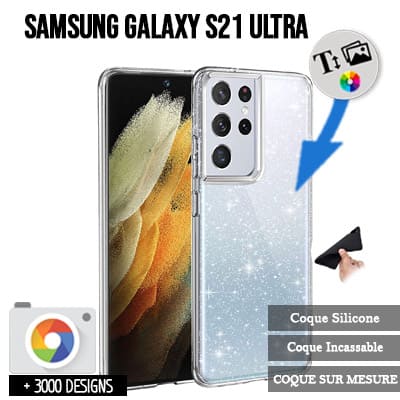 Coque Samsung Galaxy S21 Ultra Personnalisée souple