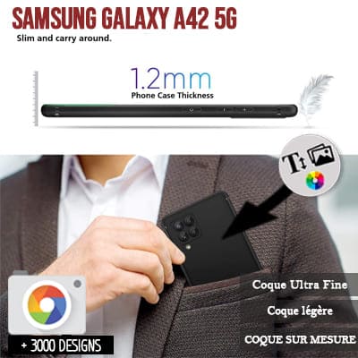 Cover Samsung Galaxy A42 5g rigida  personalizzata