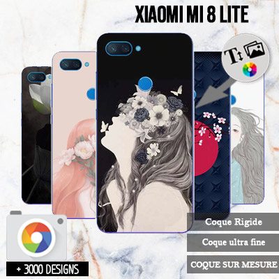 Cover Xiaomi Mi 8 Lite rigida  personalizzata