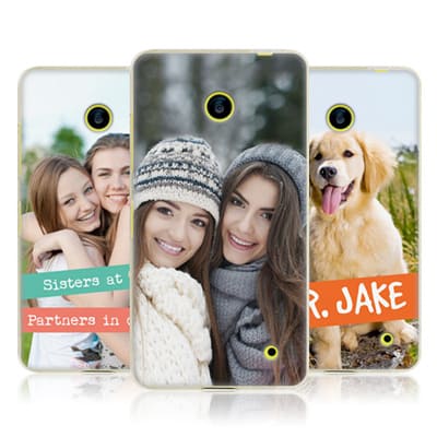 Cover Nokia Lumia 630 rigida  personalizzata