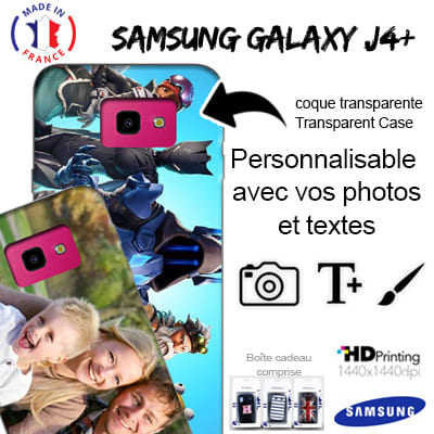 coque personnalisee Samsung Galaxy J4+