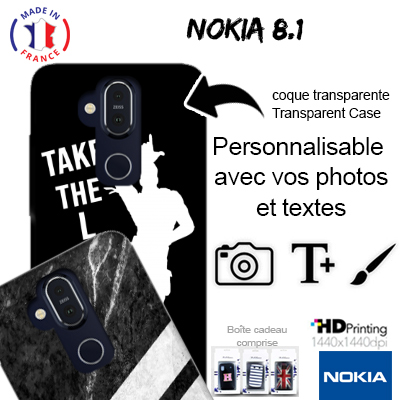 Cover Nokia 8.1 / Nokia X7 / Nokia 7.1 Plus rigida  personalizzata