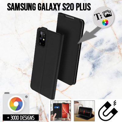 Cover Personalizzata a Libro Samsung galaxy S20 Plus
