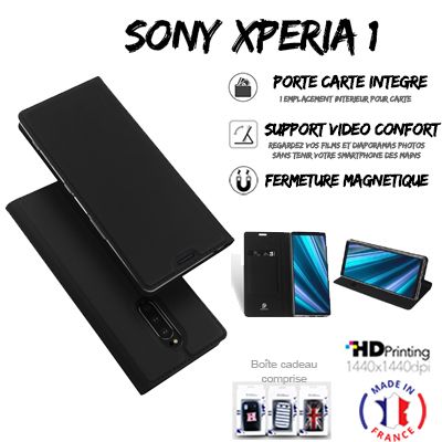 acheter etui portefeuille Sony Xperia 1