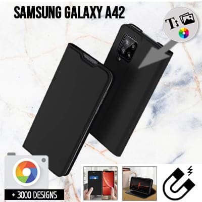 Cover Personalizzata a Libro Samsung Galaxy A42 5g