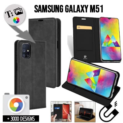 Cover Personalizzata a Libro Samsung Galaxy M51
