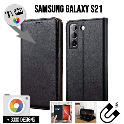 Cover Personalizzata a Libro Samsung Galaxy S21