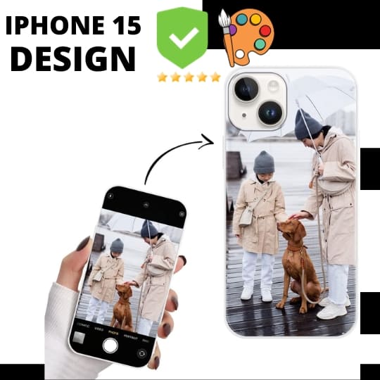 Cover Iphone 15 rigida  personalizzata