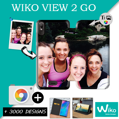 Cover Personalizzata a Libro Wiko View 2 GO