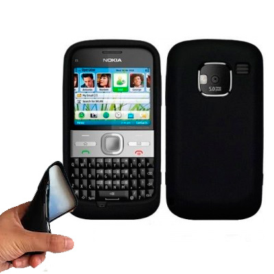 custodia silicone Nokia E5