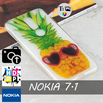 custodia silicone Nokia 7.1