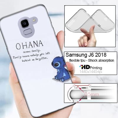 custodia silicone Samsung Galaxy J6 2018