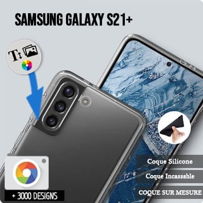 Coque Samsung Galaxy S21+ Personnalisée souple