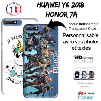 Cover Huawei Y6 2018 / Honor 7A / Y6 Prime 2018 rigida  personalizzata