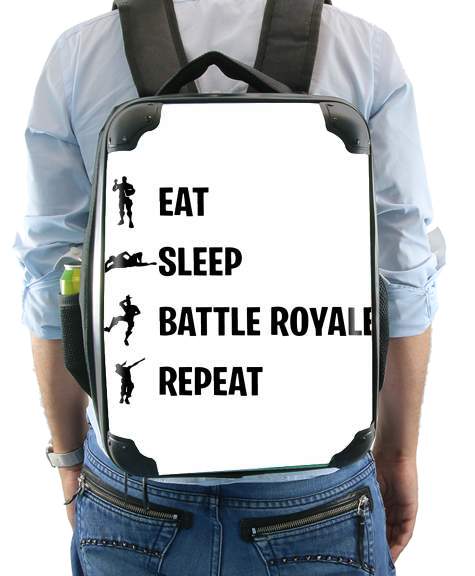 Zaino Eat Sleep Battle Royale Repeat 