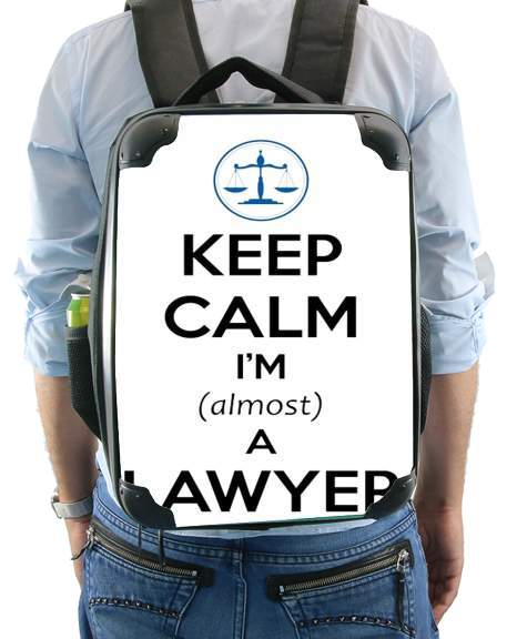 Zaino Keep calm i am almost a lawyer 