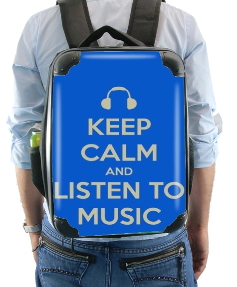 Zaino Keep Calm And Listen to Music 