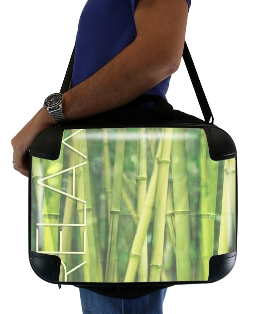 sacoche ordinateur green bamboo