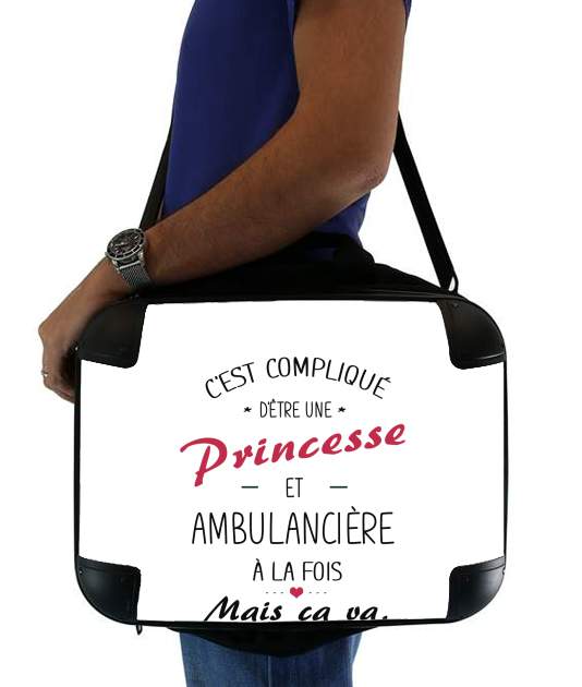 sacoche ordinateur Princesse et ambulanciere