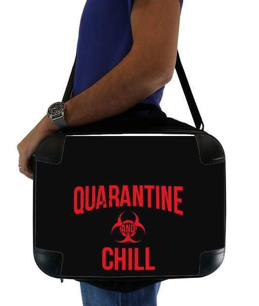 sacoche ordinateur Quarantine And Chill