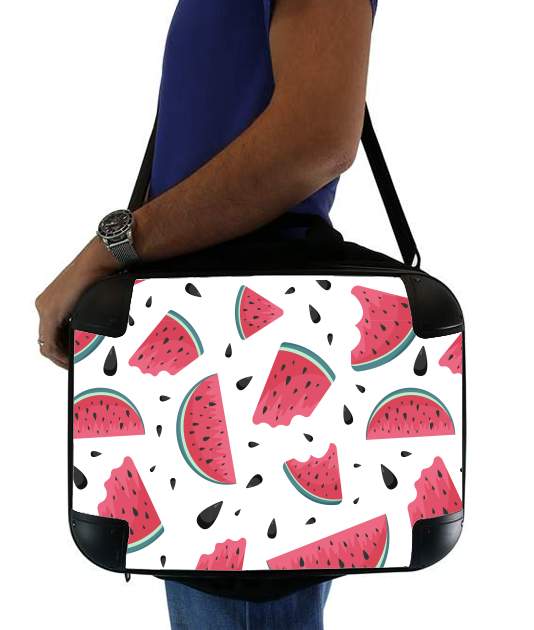 sacoche ordinateur Summer pattern with watermelon