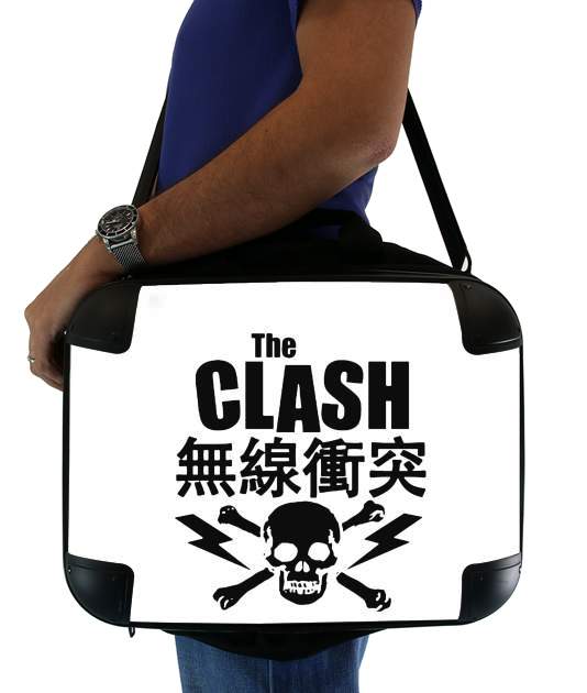 sacoche ordinateur the clash punk asiatique