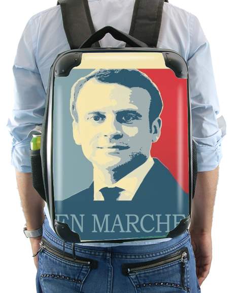 Zaino Macron Propaganda En marche la France 