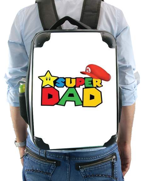 Zaino Super Dad Mario humour 