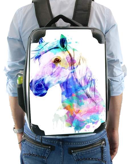 Zaino watercolor horse 