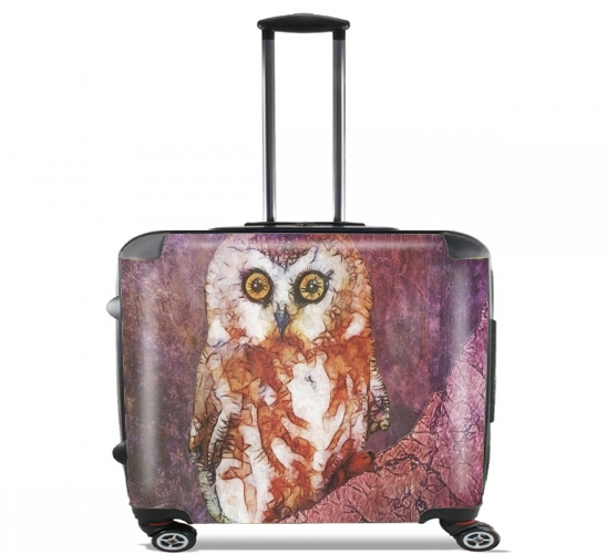 Wheeled abstract cute owl 