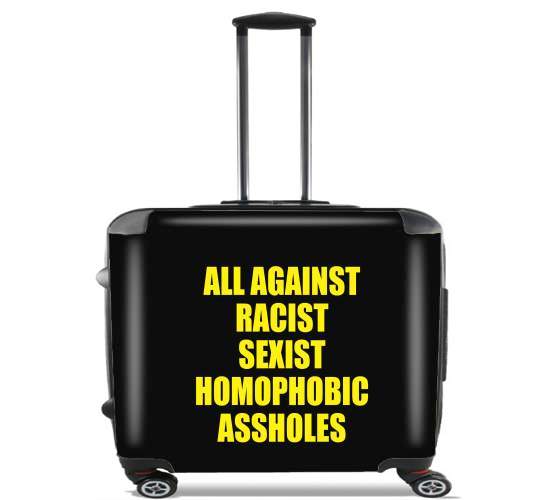 Wheeled All against racist Sexist Homophobic Assholes 