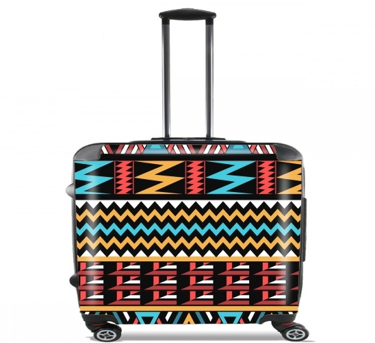 Wheeled aztec pattern red Tribal 