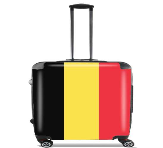 Wheeled Belgium Flag 