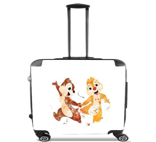 Wheeled Chip And Dale Watercolor 