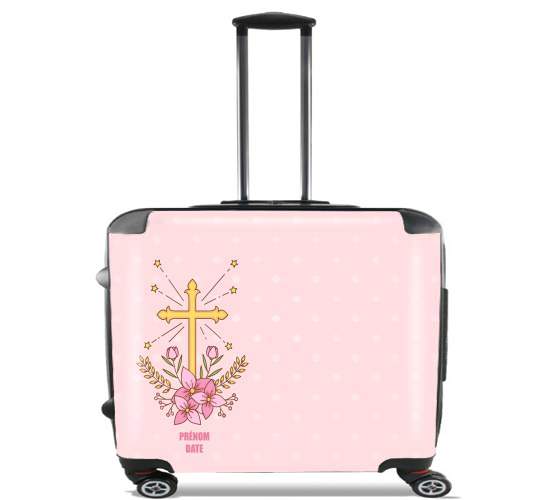 Wheeled Communion cross with flowers girl 