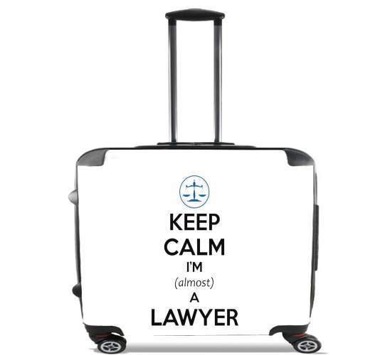 Wheeled Keep calm i am almost a lawyer 