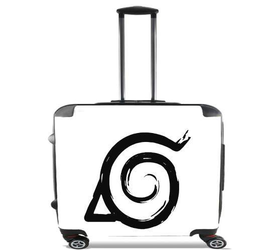 Wheeled Konoha Symbol Grunge art 