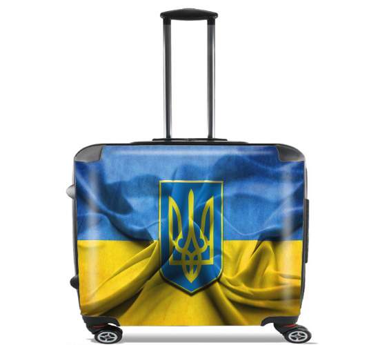 Wheeled Ukraine Flag 
