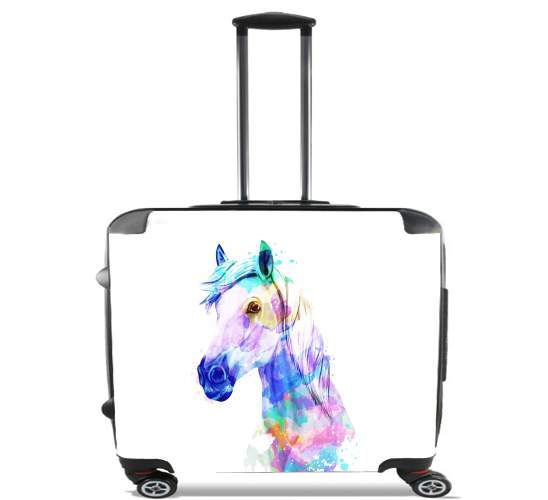 Wheeled watercolor horse 