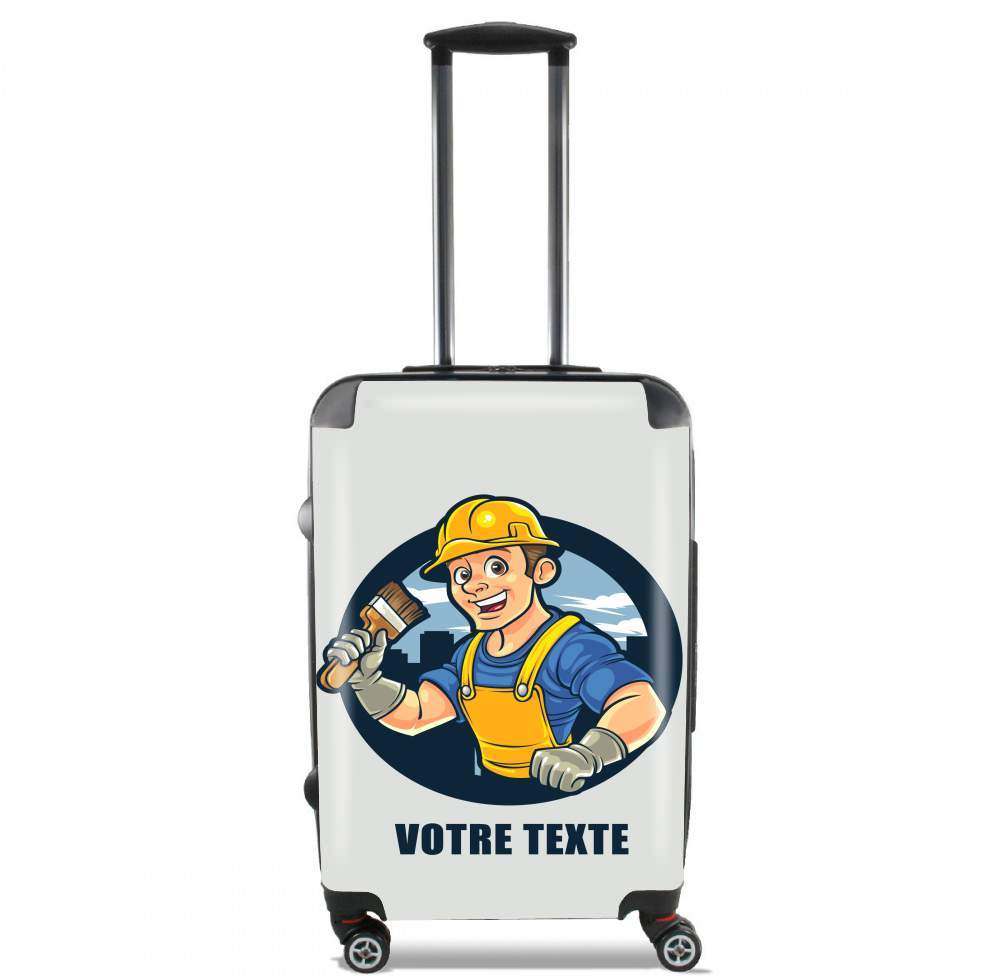 valise painter character mascot logo