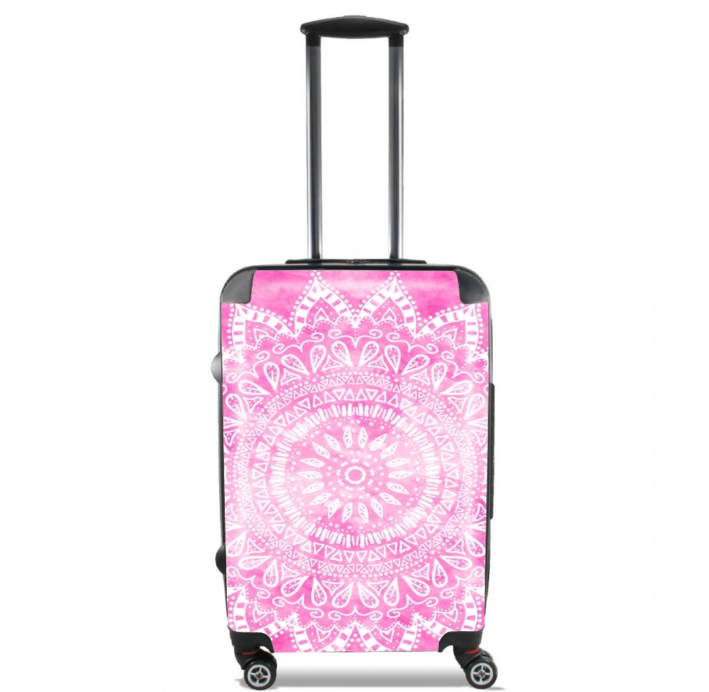 valise Pink Bohemian Boho Mandala